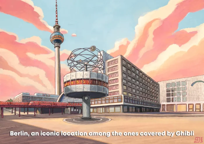 una illustrazione che rappresenta la città di Berlino